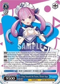 A Step Towards the Future, Minato Aqua - hololive production Vol.2 - Weiss Schwarz card