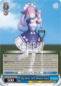 Dig Here, Arf! Minato Aqua - hololive production Vol.2 - Weiss Schwarz card