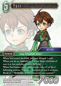 Yuri - Dawn of Heroes - Final Fantasy TCG card