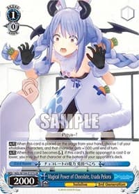 Magical Power of Chocolate, Usada Pekora (SR) - hololive production Vol.2 - Weiss Schwarz card