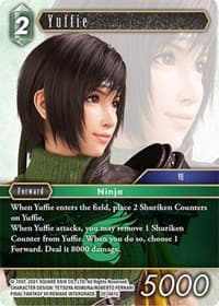 Yuffie - Dawn of Heroes - Final Fantasy TCG card