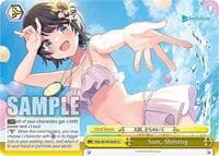 Sun, Shining - hololive production Vol.2 - Weiss Schwarz card