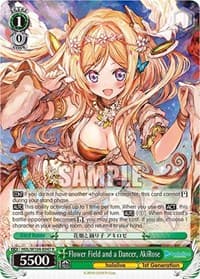 Flower Field and a Dancer, AkiRose - hololive production Vol.2 - Weiss Schwarz card