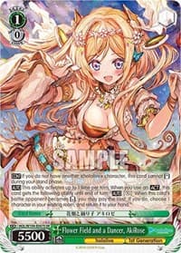 Flower Field and a Dancer, AkiRose (SR) - hololive production Vol.2 - Weiss Schwarz card
