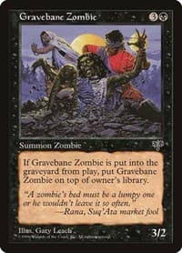 Gravebane Zombie - Mirage - Magic: The Gathering card
