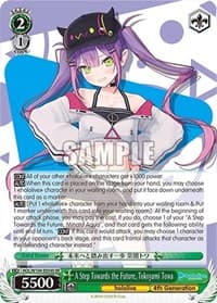 A Step Towards the Future, Tokoyami Towa (SR) - hololive production Vol.2 - Weiss Schwarz card