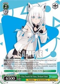 A Step Towards the Future, Shirakami Fubuki - hololive production Vol.2 - Weiss Schwarz card