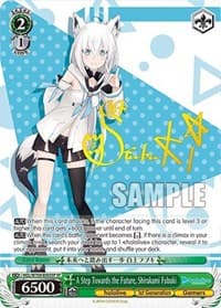 A Step Towards the Future, Shirakami Fubuki (SP) - hololive production Vol.2 - Weiss Schwarz card