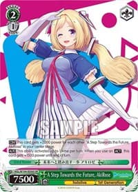 A Step Towards the Future, AkiRose (SR) - hololive production Vol.2 - Weiss Schwarz card