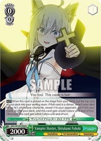 Vampire Hunter, Shirakami Fubuki - hololive production Vol.2 - Weiss Schwarz card