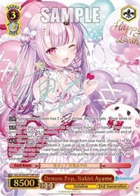 Demon Pop, Nakiri Ayame (SSP) - hololive production Vol.2 - Weiss Schwarz card