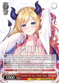 Valentine for You, Yuzuki Choco (SR) - hololive production Vol.2 - Weiss Schwarz card