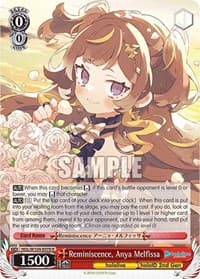 Reminiscence, Anya Melfissa - hololive production Vol.2 - Weiss Schwarz card