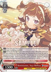 Reminiscence, Anya Melfissa (SR) - hololive production Vol.2 - Weiss Schwarz card