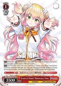 Event at Home? Momosuzu Nene (SR) - hololive production Vol.2 - Weiss Schwarz card