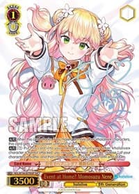 Event at Home? Momosuzu Nene (SSP) - hololive production Vol.2 - Weiss Schwarz card