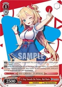 A Step Towards the Future, Akai Haato - hololive production Vol.2 - Weiss Schwarz card