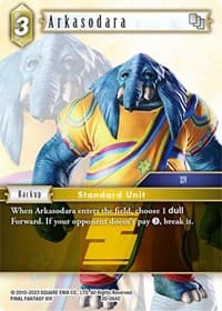Arkasodara - Dawn of Heroes - Final Fantasy TCG card