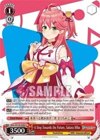 A Step Towards the Future, Sakura Miko - hololive production Vol.2 - Weiss Schwarz card