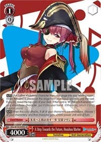 A Step Towards the Future, Houshou Marine (SR) - hololive production Vol.2 - Weiss Schwarz card