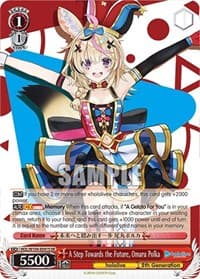 A Step Towards the Future, Omaru Polka (SR) - hololive production Vol.2 - Weiss Schwarz card