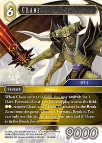 Chaos - Dawn of Heroes - Final Fantasy TCG card
