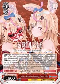 Sushi to Reconsider Humanity, Omaru Polka - hololive production Vol.2 - Weiss Schwarz card