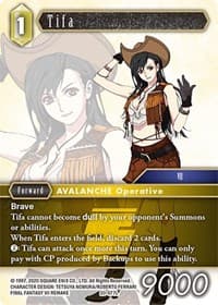 Tifa (077) - Dawn of Heroes - Final Fantasy TCG card
