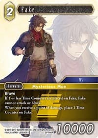 Fake - Dawn of Heroes - Final Fantasy TCG card