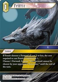 Fenrir - Dawn of Heroes - Final Fantasy TCG card