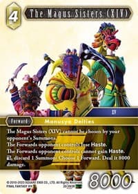 The Magus Sisters (XIV) - Dawn of Heroes - Final Fantasy TCG card
