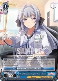 "Siegfeld General Hospital" Akira Yukishiro - Revue Starlight -Re LIVE- - Weiss Schwarz card