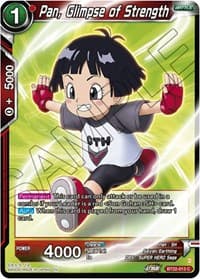 Pan, Glimpse of Strength - Critical Blow - Dragon Ball Super: Masters card
