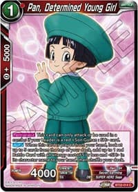 Pan, Determined Young Girl - Critical Blow - Dragon Ball Super: Masters card