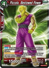 Piccolo, Bestowed Power - Critical Blow - Dragon Ball Super: Masters card