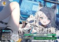 Shirakami's Secret Base (PR) - hololive production Vol.2 - Weiss Schwarz card