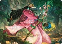 Sakiko, Mother of Summer Art Card - Art Series: Commander Masters - Magic: The Gathering card