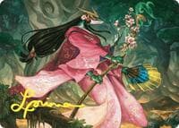 Sakiko, Mother of Summer Art Card (Gold-Stamped Signature) - Art Series: Commander Masters - Magic: The Gathering card