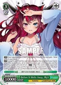 Before It Melts Away, IRyS - hololive production Vol.2 - Weiss Schwarz card