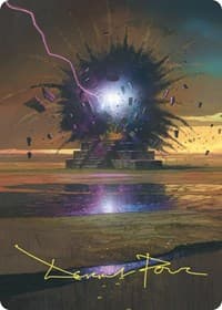 Return to Dust Art Card (Gold-Stamped Signature) - Art Series: Commander Masters - Magic: The Gathering card