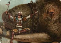 Tuskguard Captain Art Card - Art Series: Commander Masters - Magic: The Gathering card