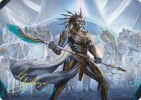 Kemba, Kha Regent Art Card (Gold-Stamped Signature) - Art Series: Commander Masters - Magic: The Gathering card