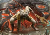 Sunspear Shikari Art Card - Art Series: Commander Masters - Magic: The Gathering card