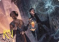 Bribery Art Card (Gold-Stamped Signature) - Art Series: Commander Masters - Magic: The Gathering card