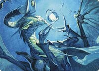 Deep Analysis Art Card - Art Series: Commander Masters - Magic: The Gathering card