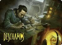Renowned Weaponsmith Art Card (Gold-Stamped Signature) - Art Series: Commander Masters - Magic: The Gathering card