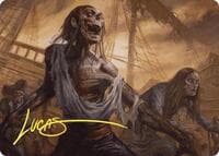 Rise from the Tides Art Card (Gold-Stamped Signature) - Art Series: Commander Masters - Magic: The Gathering card
