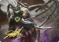 Archfiend of Despair Art Card (Gold-Stamped Signature) - Art Series: Commander Masters - Magic: The Gathering card