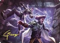 Grave Pact Art Card (Gold-Stamped Signature) - Art Series: Commander Masters - Magic: The Gathering card