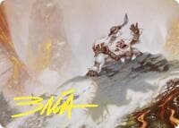 Dragon Fodder Art Card (Gold-Stamped Signature) - Art Series: Commander Masters - Magic: The Gathering card